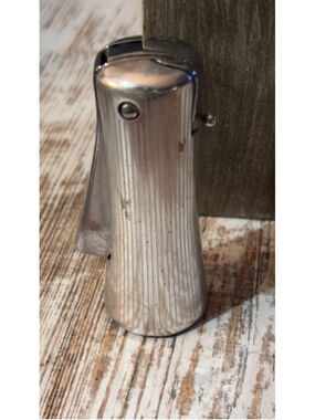 Women's Ronson Varaflame Ladylite Silver and Black Lighter One Size